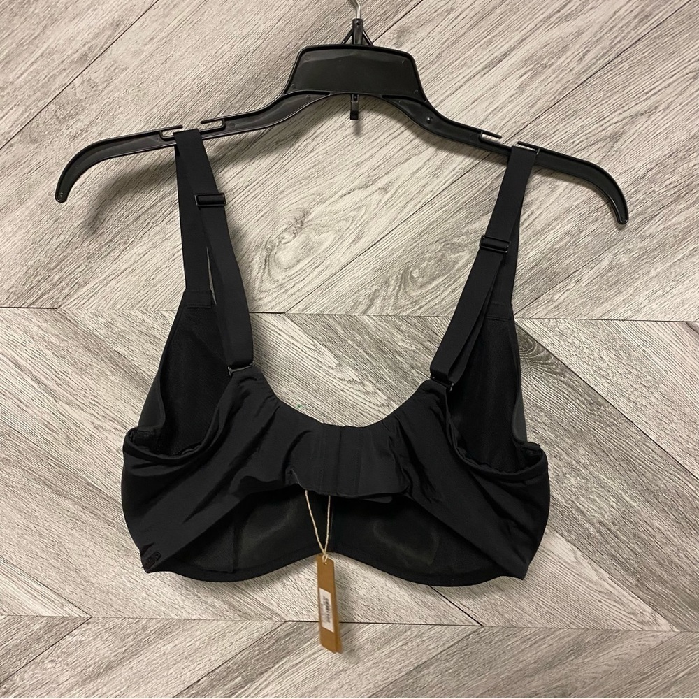 SKIMS | Weightless Demi Bra Size 40DD Onyx Black NEW - Picture 6 of 13